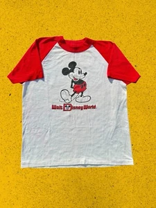Vintage 80’s Mickey Disney Retro Kids T-Shirt Size XL - Picture 1 of 8