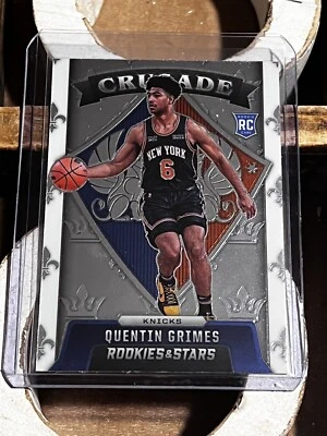 2021-22 QUENTIN GRIMES PANINI CHRONICLES ROOKIES & STARS CRUSADE New York Knicks - Image 1 of 2