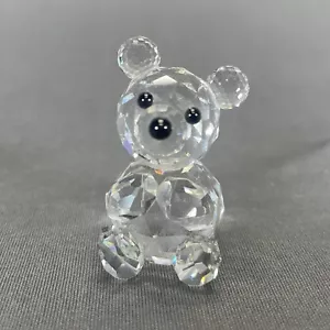Swarovski Crystal Bear Mini Miniature 1.5" Seated Teddy Bear Figurine Woodland - Picture 1 of 7