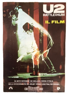 Locandina U2 RATTLE AND HUM Film 1988 24x33cm - Bild 1 von 1