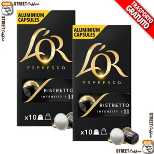 100 Cápsulas De Aluminio Café L'OR Comp. Nespresso Mezcla Ristretto 11 * - Imagen 1 de 12