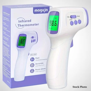 Digital Thermometer Adults Kids Forehead Touchless LCD Fever Alarm Accurate Easy - Picture 1 of 12