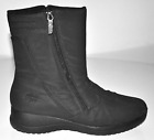 Totes Women's Size 10M Black Double Zip "Zippy" Waterproof Insulated Boots Warm