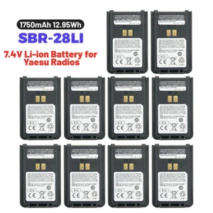 10PC 7.4V 1750mAh Yaesu SBR-28Li Bateria wymienna do Yaesu FT-4XR FT-4VR - Zdjęcie 1 z 12