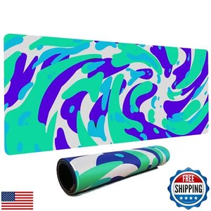 Fluid Pattern XXL Mouse Pad,Super Thick Waterproof Fluid Pattern Large Gaming - Picture 1 of 5