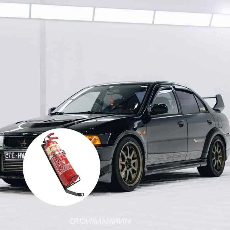 Mitsubishi EVO 4_5_6_6.5 Fire Extinguisher Bracket - Image 1 of 4