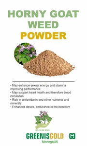 Pure Horny Goat Weed Powder 50g ms - Natural Libido Enhancer & Stamina Booster - Picture 1 of 1