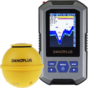 Wireless Portable Fish Finder with HD Display and 147 ft Depth Detection - Picture 1 of 11