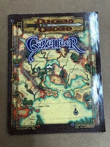 Dungeons and Dragons 3.0 Gazetteer w/Map - Picture 1 of 2