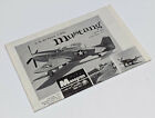 VINTAGE ASSEMBLY INSTRUCTIONS ONLY - MONOGRAM F-51D MUSTANG Model Kit ©1962