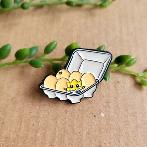Togepi Pokemon Enamel Pin badge - Cute Funny Eggs metal pin gift - Picture 1 of 1
