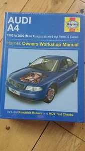 Audi A4, Haynes manual, Petrol and diesel, model years, 95-00,new in pack. - Picture 1 of 1