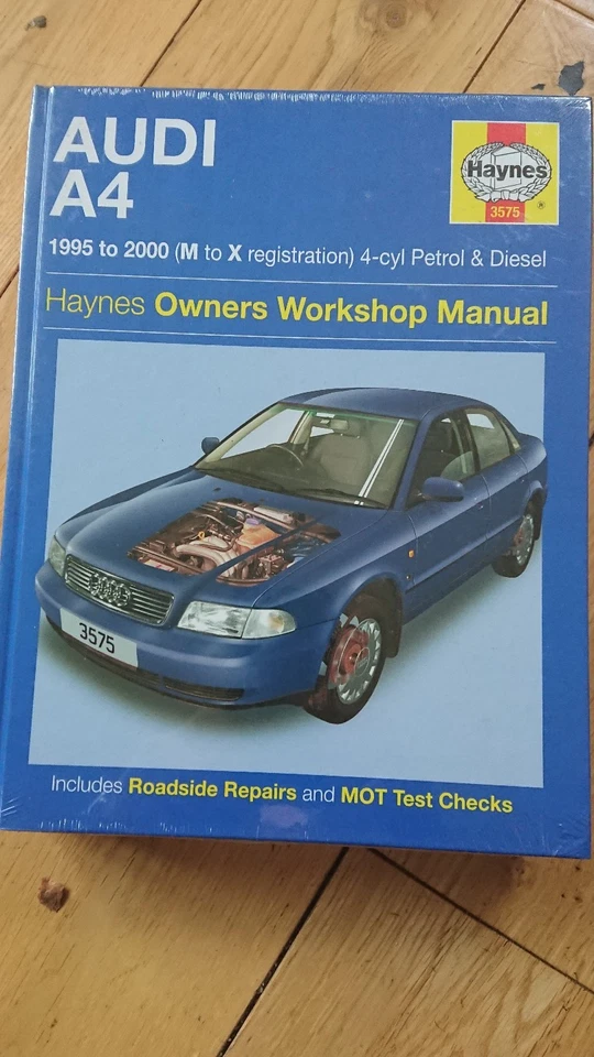 Audi A4, Haynes manual, Petrol and diesel, model years, 95-00,new in pack.  - Image 1 of 1