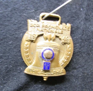 NEW LISTING -Vintage Watch Fob - 1949 - American Legion - Philadelphia (A178 - Picture 1 of 2
