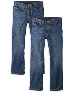 The Children's PlaceBoysMultipack Basic Bootcut Jeans Dark Jupiter 2-Pack4 - Picture 1 of 4