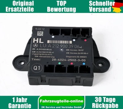 Mercedes Classe C S204 A2129003906 Centralina Porta Posteriore Sinistra - Immagine 1 di 4