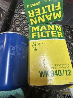 Scania 4 MANN Filter WK940/12 Fuel Filter 93mm Outer Diameter 144mm Height - Image 1 of 2