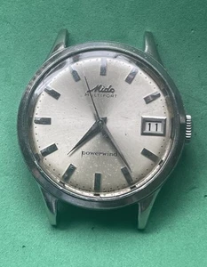 Vintage Mido Multifort Powerwind Stainless Steel - Picture 1 of 12
