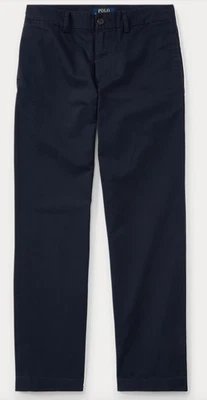 Pantalón Polo Ralph Lauren Calce Recto Flex Abrasión Sarga Newport Azul Marino Talla 14 Foto 1 de 4