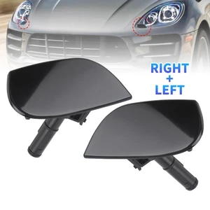 2X Tapa de cubierta de boquilla de chorro limpiaparabrisas lavadora de faros para Porsche Macan 2015-2018 - Imagen 1 de 10