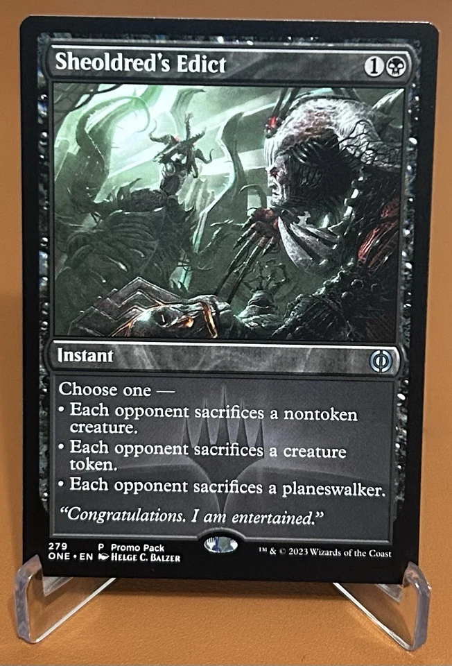 Sheoldred's Edict Promo Pack: Phyrexia: All Will Be One Regular - Image 1 of 1