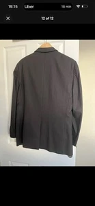 Vintage Mens Gucci classic fit black suit Size IT 52 Trousers 36W 34L - Picture 1 of 6