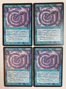 x4 Baki's Curse Homelands Legacy MtG Magic the Gathering LP Playset - Picture 1 of 6
