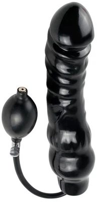 Maxi Fallo Gonfiabile Nero Anale Vaginale Mega Dildo Gigante XL XXL Uomo Donna - Immagine 1 di 4