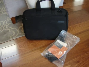 BRIGGS & RILEY Travelware Maletín Mensajero Bolso de Hombro Negro Nylon BBW6 - Imagen 1 de 6