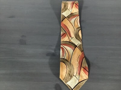 Corbata Jerry Garcia Edición Limitada Original - Explosión Oro/Naranja/Tostado Foto 1 de 2