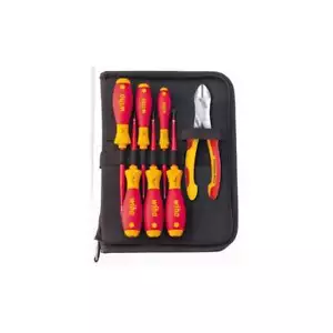 Wiha 38020 Electrician Tool Kit with Super 7 Piece Screwdriver & Plier Set - Picture 1 of 2