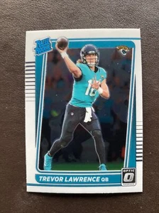 2021 Panini Donruss Optic Trevor Lawrence Rated Rookie RC #201 Jaguars - Picture 1 of 2