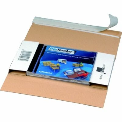 SMARTBOX PRO 100 CD scatole di spedizione per 1 CD con Jewel Case / scatola CD