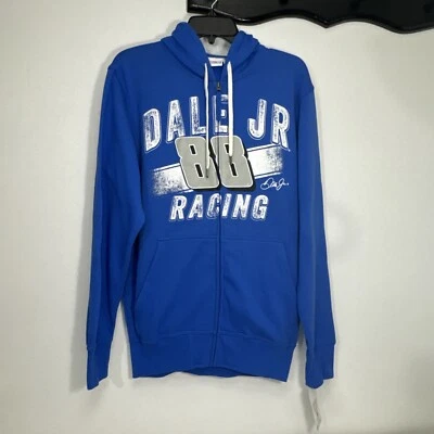 Sudadera con Capucha Dale Earnhardt Jr Azul Cremallera Completa Nascar #88 Nascar Racing Talla M Foto 1 de 4