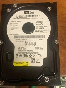 WD Western Digital WD800JD - Hard Dsik 3,5" SATA 80GB - Imagen 1 de 1