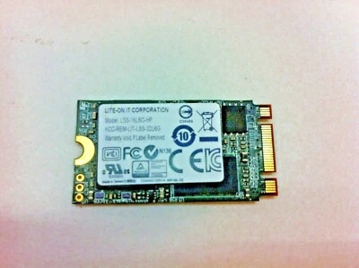 HP LiteOn LSS-16L6G-HP 16GB SSD SATA III M.2 Solid State Drive 735314-001 - 40 - Image 1 of 2