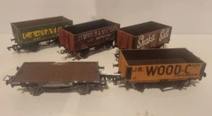 5x Bachmann OO Wagons Shaka Salt JR Wood Co C&G Ayres Newbold Martell  & Another - Picture 1 of 5