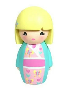 MUÑECA Kokeshi de resina KIMMIDOLL JUNIOR SUNSHINE de 33⁄4"" de alto coleccionable - Imagen 1 de 7