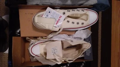 Vintage  Converse Chuck Taylor All Star White high Top Men's size 8 - Image 1 of 4
