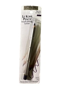 L'OREAL Le Kohl Pencil Smooth Defining Eyeliner Wood Pencil # 260 Le Plum (1) - Picture 1 of 1