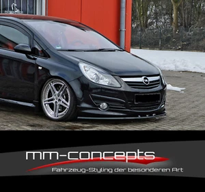 Labio de alerón CUP para Opel Corsa D OPC GSI año 07-10 alerón delantero espada alerón - Imagen 1 de 3