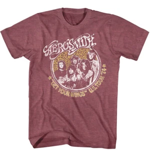 Aerosmith Get Your Wings US Tour 74 Men's T Shirt - Picture 1 of 3