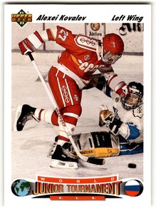 1991-92 Upper Deck Alexei Kovalev Rookie #655 CIS
