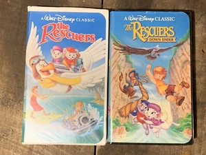 The Rescuers VHS (Double Feature) - Picture 1 of 4