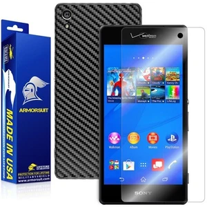 ArmorSuit MilitaryShield Sony Xperia Z3V Screen Protector + Black Carbon Fiber - Picture 1 of 6