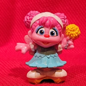 3" ABBY CADABBY Playskool SESAME STREET muppet action figure Toy cake top SKATES - Picture 1 of 17