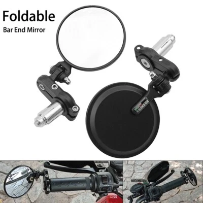 Espejo retrovisor plegable de cuatro manillar plegable para TRIDENT660 STREET SPEED TRIPLE Foto 1 de 4