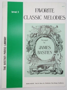 Bastien Favorite Classic Melodies Level 3 / NEW, ships next business day! - Picture 1 of 6