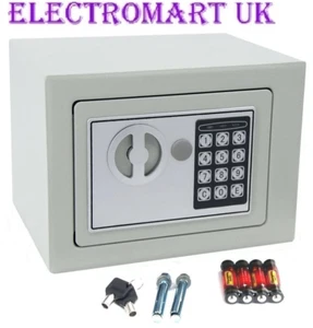 MINI DIGITAL ELECTRONIC SAFE BOX SECURITY HOME OFFICE CARAVAN BOAT MOTORHOME  - Picture 1 of 2