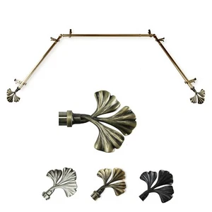 Clover 13/16" Bay Window Curtain Rod 20"- 36", 38"- 72", choose from 3 colors - Picture 1 of 4